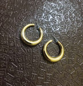 Trendy Golden Hoops