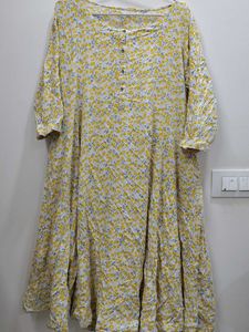 Yellow Anarkali