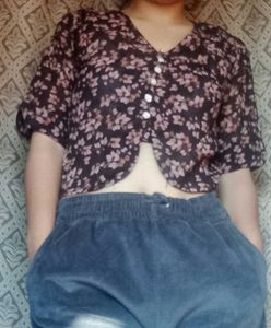 Floral Print Top For Women