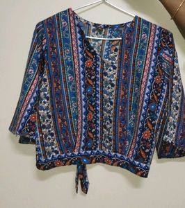 Casual Printed Women Multicolor Top