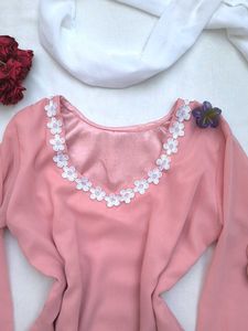 Dreamy Corset Kurti With Scarf 🌷