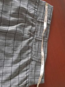 Gray Plaid Trousers - Quick drying for monsoons