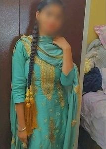 Elegant sea green Kurta Set