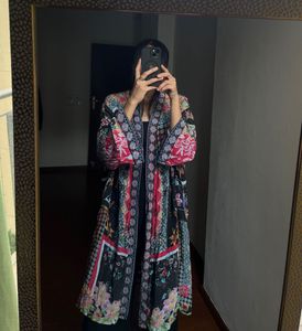 Multi Floral Natural KIMONO