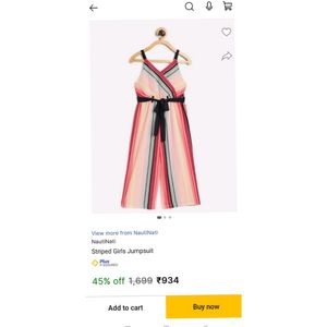 Cute Summer Multicolour Jumpsuit😻