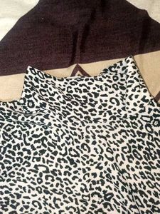 Chic Animal Print Top