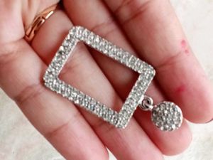 Sparkling Silver Earrings