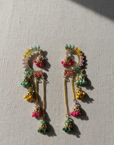Colorful Jhumka Earrings