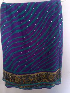 Beautiful Navy Blue Saree