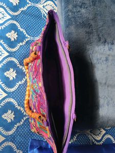Big Embroidered Beautiful Shoulder Bag