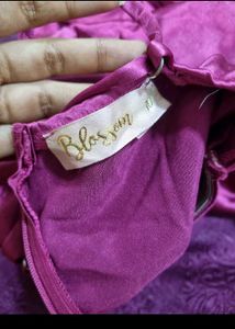 THRIFTED Pink SATIN DRESS