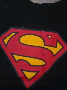 Superman Logo Black T-Shirt