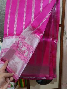 Hot Pink Saree