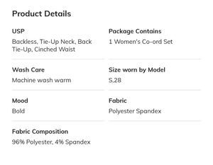 Chic Black Two-Piece Set