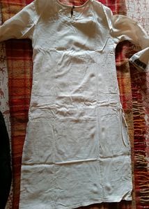 Pure Cotton Cream Colour Kurta