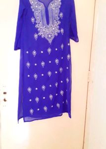 Chicken Ciffon Kurti