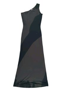 Elegant Black One-Shoulder Dress