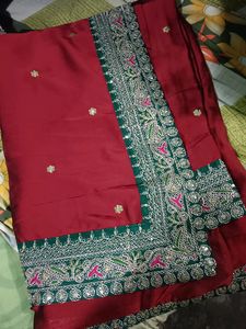 Saree With Blouse Piece