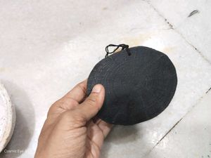Combo Of Paper Bowl And Wooden Art Decor