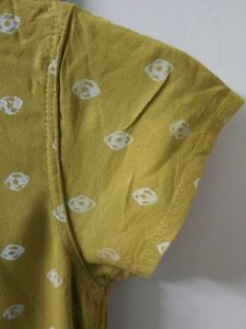 Olive Green Polka Dot Dress