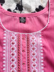 Beautiful Baby Pink Kurta For Women