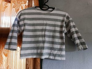 Stripped Crop Tshirt