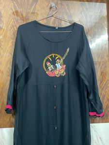 Women Black Kurta
