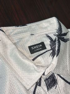 SHEIN New With  Tag Palm Print Shirt