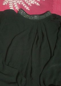 Black Formal Type Top