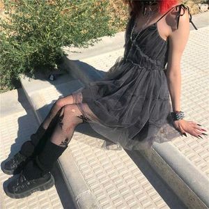 27277. Goth Mini Dress