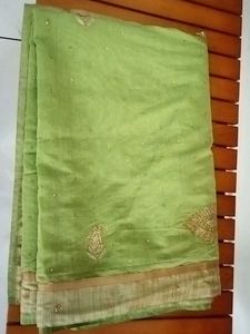 Elegant Green Saree