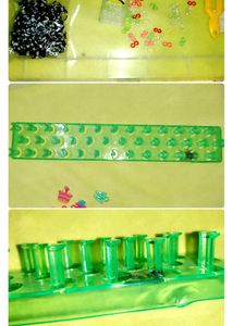3 Triple Combo Of Kitchen Set, Blocks &amp; Loom Bands