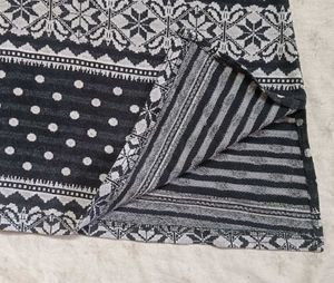 Black N White Short Kurti