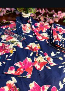 Floral Print Kurta Set