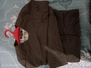 Cropped Light Brown Blazer Thrifted