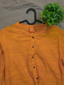 Mustard Yellow Kurti