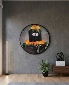 Handmade Shiva Lingam Wall Hanging