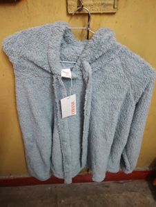 Urbanic Fuzzy Blue Hoodie
