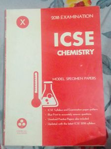 ICSE Chemistry Model Specimen Papers