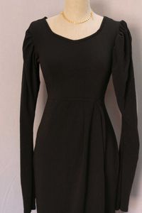 Elegant Black Midi Dress