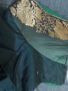 Elegant Green Saree with blouse