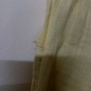 Powder/ Butter Yellow Korean Pants/ Trouser