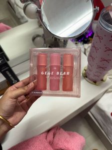 NEW GEGE BEAR Lip Gloss Set