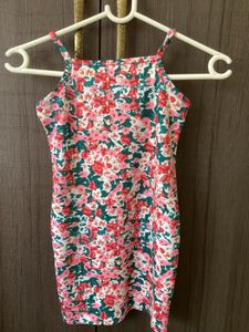 Floral Print Mini Dress