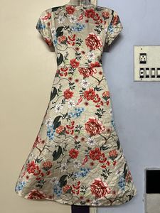 Pintrest Designer Floral Wrap Dress