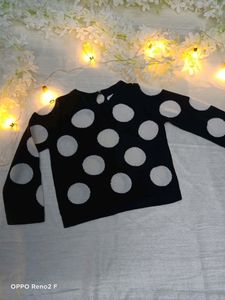 First Cry Quality Only In 99rs Polka Dot Sweater