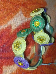 Colorful Bejeweled Bangles