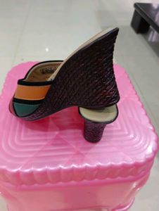 Mary Jane Color Block Slides
