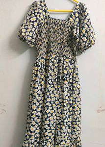 Floral Print Gown