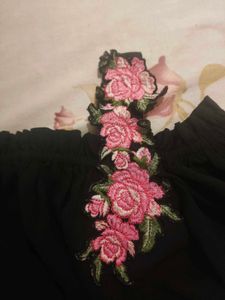 Black Off Shoulder Top
